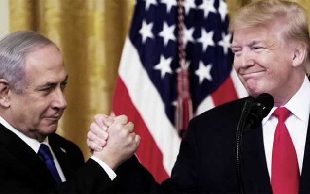 Tramp sabah Netanyahu ilə görüşəcək
